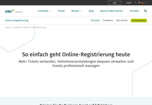 
                            11. Ticketing Software für Business-Events | XING Events