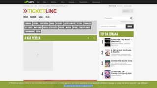 
                            1. Ticketline – Bilhetes para eventos