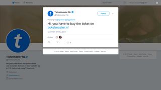 
                            7. Ticketmaster NL on Twitter: 