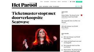 
                            9. Ticketmaster stopt met doorverkoopsite Seatwave - Kunst & Media ...