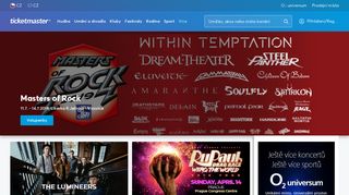 
                            1. TICKETMASTER (Ticketpro): Online prodej vstupenek