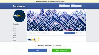 
                            4. TicketOne | Facebook