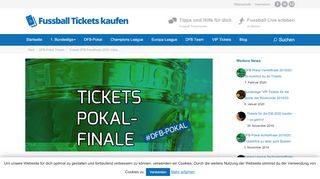 
                            7. Tickets DFB Pokalfinale 2019: Infos, Termine & Preise