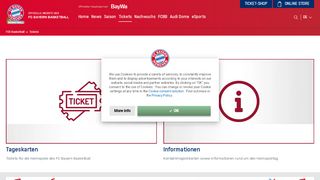 
                            11. Tickets - FC Bayern München Basketball