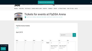
                            8. Tickets for events at FlyDSA Arena, Sheffield - SeeTickets
