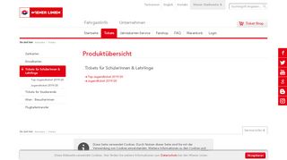 
                            2. Tickets für SchülerInnen & Lehrlinge - Wiener Linien Online Shop