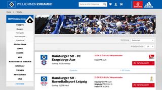 
                            4. Tickets für Spiele des HSV bestellen | HSV-Onlineshop