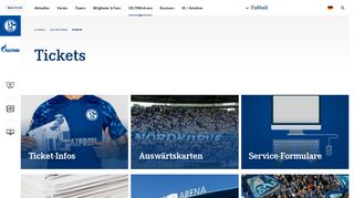 
                            2. Tickets - Fußball - Schalke 04