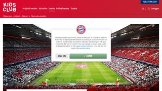 
                            2. Tickets online bestellen - Kids Club - FC Bayern