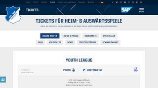 
                            10. Tickets - TSG Hoffenheim