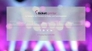 
                            3. Ticketsprinter - Ihr Partner für die Promotion von Kultur- und ...