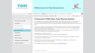 
                            8. Ticketsystem OTRS | RZT - TUHH