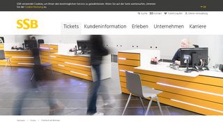 
                            8. Ticketverkauf und Beratung | SSB