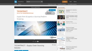 
                            12. TICONTRACT - Supply Chain Sourcing Solution - SlideShare