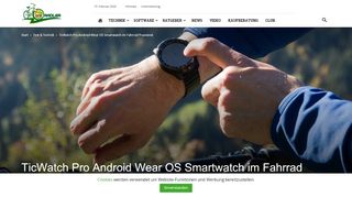 
                            5. ▷ TicWatch Pro im Test » Wear OS Smartwatch mit GPS für Radfahrer