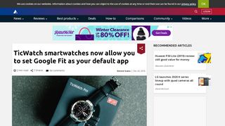
                            11. TicWatch smartwatches now allow you to set Google Fit as your ...