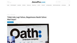 
                            6. Tidak Ada Lagi Yahoo, Bagaimana Nasib Yahoo Mail Saya ...