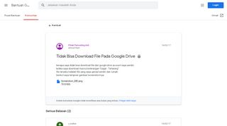 
                            3. Tidak Bisa Download File Pada Google Drive - Google Product Forums