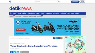 
                            4. Tidak Bisa Login, Dana Bukadompet Tertahan - detikNews