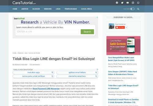 
                            5. Tidak Bisa Login LINE dengan Email? ini Solusinya!