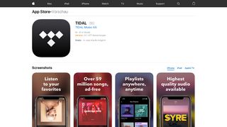 
                            1. TIDAL im App Store - iTunes - Apple