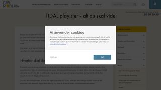 
                            5. TIDAL playister - alt du skal vide - CBB Mobil