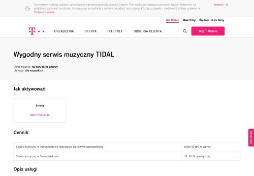 
                            11. Tidal - T-Mobile