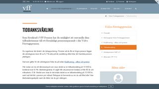 
                            9. Tidbanksväxling | VFF Pension