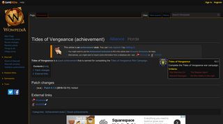 
                            11. Tides of Vengeance (achievement) - Wowpedia - Your wiki guide to ...