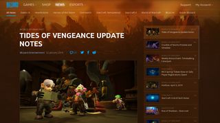 
                            9. Tides of Vengeance Update Notes — World of Warcraft — Blizzard News