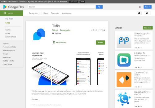 
                            6. Tidio - Apps on Google Play