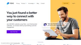 
                            12. Tidio Live Chat | Free Livechat Solution