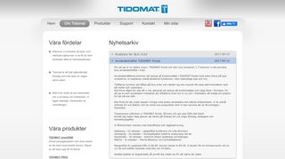 
                            12. Tidomat AB | Användarträffar TIDOMAT Portal