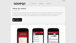 
                            4. Tidsvar för Android • Appego