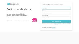 
                            3. Tienda Nube - Crear mi tienda online