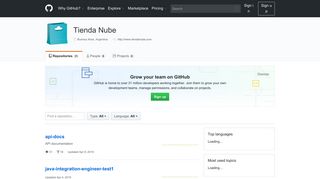 
                            8. Tienda Nube · GitHub