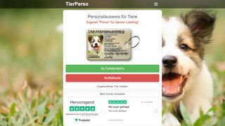 
                            2. TierPerso - Die süßeste & informativste Hundemarke ...