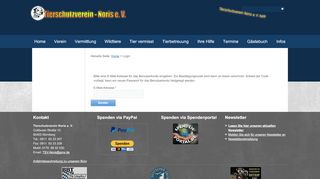 
                            13. Tierschutzverein Noris e. V. - Login