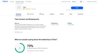 
                            10. Tieto Careers and Employment | Indeed.com