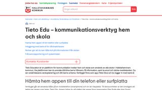 
                            7. Tieto Edu – kommunikationsverktyg hem och skola - Hallstahammars ...