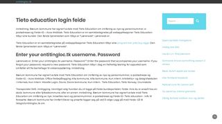 
                            11. Tieto education login feide - ontitingloc.tk