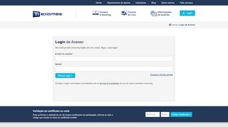 
                            11. TI.exames - Login ambiente de ensino virtual