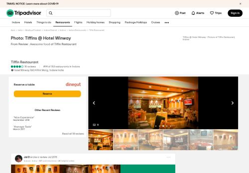 
                            11. Tiffins @ Hotel Winway - Picture of Tiffin Restaurant, Indore - TripAdvisor