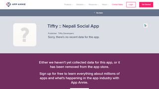 
                            10. Tiffry :: Nepali Social App App Ranking and Store Data | App Annie