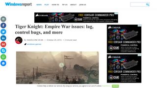 
                            12. Tiger Knight: Empire War issues: lag, control bugs, and more