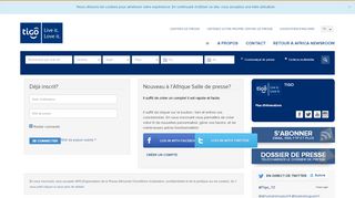 
                            7. Tigo / Login | Users - Africa Newsroom