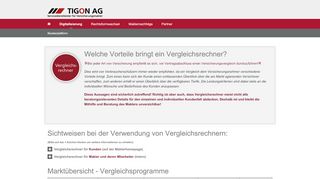 
                            13. TIGON AG - Vergleichsrechner