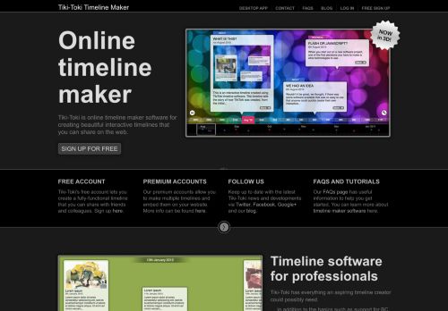 
                            9. Tiki-Toki Timeline Maker: Beautiful web-based timeline software