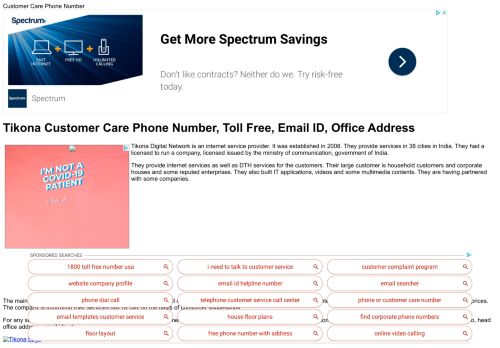 
                            9. Tikona Customer Care Phone Number, Toll Free, Email ID, Office ...