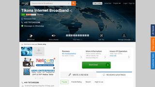 
                            9. Tikona Internet Broadband, Nalasopara East - Internet Service ...